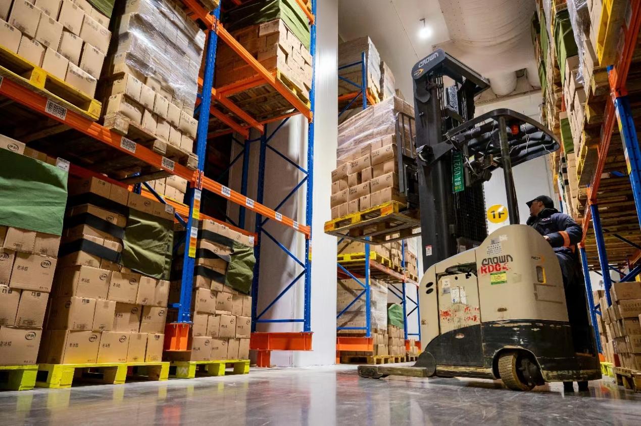 萬(wàn)緯冷鏈南寧園區(qū)。 人民網(wǎng) 嚴(yán)立政攝