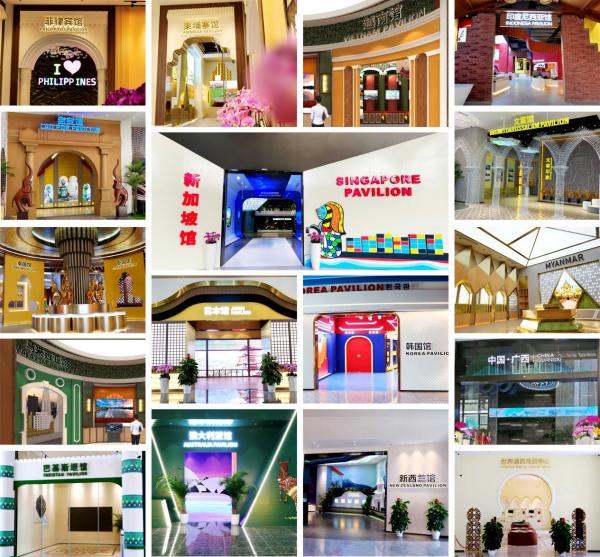 中國(guó)—東盟特色商品匯聚中心展館一覽。 中新物流園供圖