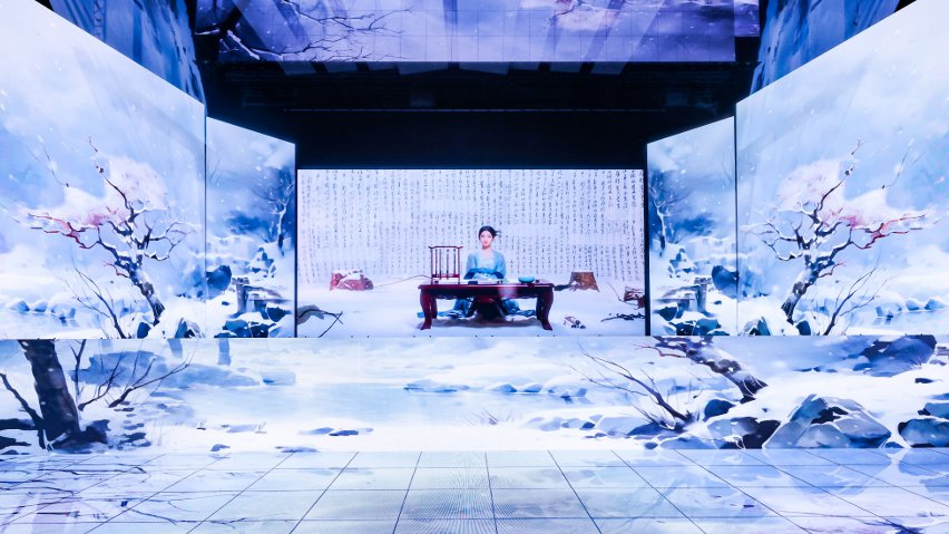 網(wǎng)易云音樂與小冰公司推出虛擬歌手陳水若演唱《風(fēng)雪千千》。主辦方供圖